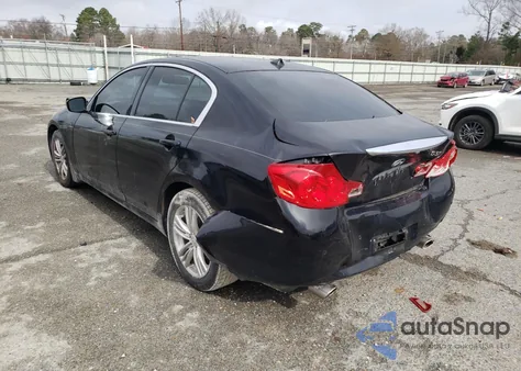 2013 Infiniti G37 Base from USA, damaged, VIN JN1CV6AP9DM724073